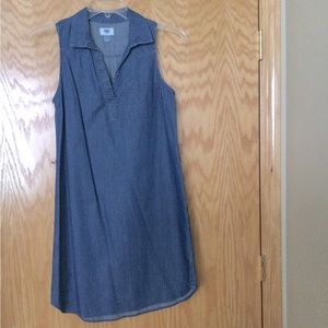 Ladies Dark Denim Dress